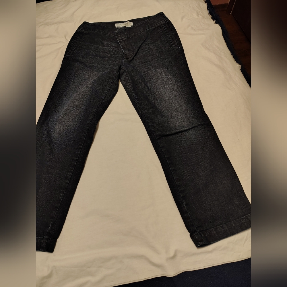 Chico's Women's Dark Gray Relaxed Jeans
